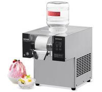 VEVOR Machine à Glace Râpée en Flacon de Neige Commerciale 80 kg/24H en Inox