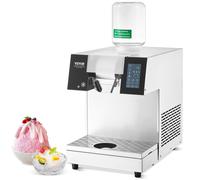 VEVOR Machine à Glace Râpée en Flacon de Neige Commerciale 230 kg/24H en Inox
