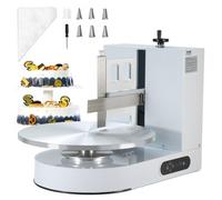 VEVOR Machine à Glacer les Gâteaux 4-16 po Lisseur pour Glaçage Pâtisserie Blanc