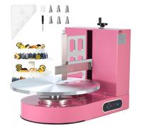 VEVOR Machine à Glacer les Gâteaux 4-16 po Lisseur pour Glaçage Pâtisserie Rose