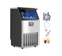 VEVOR Machine à Glaçons Autonome 45 Glaçons Capacité de 45,4 kg/24 h Maison Bar