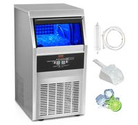 VEVOR Machine à Glaçons Commerciale 36kg/24h Auto-Nettoyant 40 Bacs Bar Maison