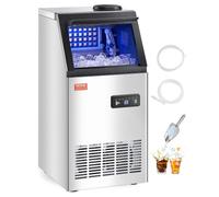 VEVOR Machine à Glaçons Commerciale Autonome 36 Glaçons Capacité 54,4kg/24h Bar