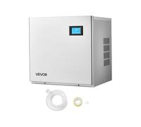 VEVOR Machine à Glaçons Commerciale Tête Seule, Fabrique de Glaçons 163 kg par Jour, pour Bar Restaurant Débit de Boissons, Bac à Cubes 156 Pièces, Autonettoyage et Épaisseur Réglable, Tête Uniquement