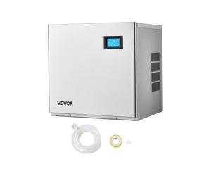 VEVOR Machine à Glaçons Commerciale Tête Seule, Fabrique de Glaçons 163 kg par Jour, pour Bar Restaurant Débit de Boissons, Bac à Cubes 156 Pièces, Autonettoyage et Épaisseur Réglable, Tête Uniquement