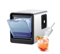 VEVOR Machine à Glaçons de Comptoir, Appareil à Glaçons Rendement de 15 kg par Jour, pour Café Bar Bureau Cuisine Maison, Portable, Nettoyage Automatique, Style de Tiroir, avec Pelle à Glace