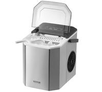 VEVOR Machine à Glaçons de Comptoir Capacité 11,8 kg/24 h, Appareil de Préparation de Glaçons en Forme de Balle Portable, Autonettoyante avec Pelle à Glace et Panier, pour Maison Restaurant Bar