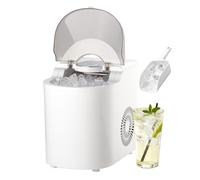 VEVOR Machine à Glaçons de Comptoir Portable, Appareil à Glaçons Capacité de Production 11,8 kg/24 h et 7 Cubes Prêts en 6 Minutes, pour Bar Bureau Cuisine Maison, Autonettoyant, avec Pelle à Glace