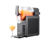 VEVOR Machine à Granité 2,6 L, Machine à Boissons Glacées avec 5 Programmes Préréglés, Distributeur de Boissons Frappées Granitas Margarita Smoothie, Autonettoyante, pour Restaurant Café Bar