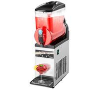 VEVOR Machine à Granité avec Réservoir Unique de 15 L, Machine à Boissons Glacées en Acier Inoxydable, Distributeur de Boissons Frappées Granitas Margarita Smoothie, pour Maison Restaurant Café Bar
