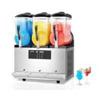 VEVOR Machine à Granité Granitas Commerciale 3 Réservoirs de 12 L Boisson Glacée