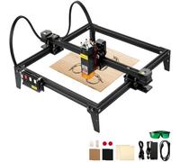 VEVOR Machine à Graver Laser Mini Graveur Laser CNC 5,5 W Zone de Gravure 310x300 mm Machine Gravure Laser Compatibilité Forte Haute Précision pour Graver Papier Bois Cuir Tissu Plastique Acrylique