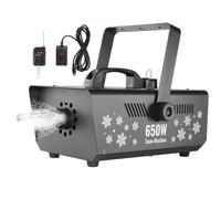VEVOR Machine à Neige, 650 W, Machine à Flocons de Neige Artificielle Portative Suspendue Télécommandée avec Réservoir 1 L, Haut Rendement, pour Fêtes de Noël, Effets de Scène de Mariage, Intérieur