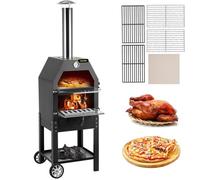 VEVOR Machine à Pizza Portable Extérieur pour Pizza 304,8 mm 500℃ 458x464x1418mm