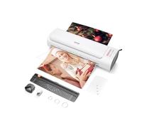 VEVOR Machine à plastifier à chaud et à froid pour format maximum de papier A3, laminoir thermique à chauffage rapide de 1 minute, épaisseur de 3 à 5 mil, idéal pour la maison, le bureau,