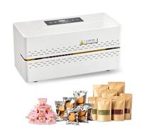 VEVOR Machine à Sceller Bande Continu, Largeur de Scellage 8-12 mm, Scelleuse à Bande Continu avec Contrôle Numérique de Température, Arrêt Automatique, Soudeuse pour Sacs Plastique de 0,06-0,2 mm