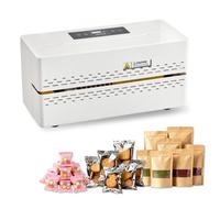 VEVOR Machine à Sceller Bande Continu, Largeur de Scellage 8-12 mm, Scelleuse à Bande Continu avec Contrôle Numérique de Température, Arrêt Automatique, Soudeuse pour Sacs Plastique de 0,06-0,2 mm