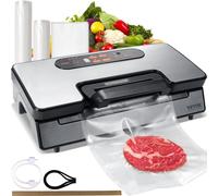 VEVOR Machine à sceller sous vide pour conservation des aliments 90 kPa avec sac de scellage