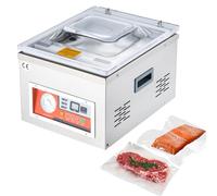 VEVOR Machine d'emballage sous vide à chambre 260 W machine d'emballage sous vide taille compacte 260 mm dans la cuisine domestique pour un usage commercial pour aliments humides, viandes, marinades