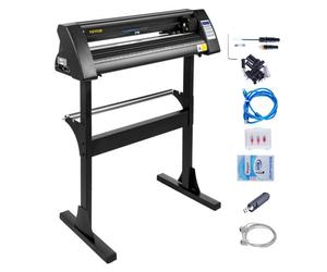 VEVOR Machine de Coupeur de Traceur de Vinyle 720mm Vinyle Plotter de Découpe Noir de Haute Efficacité, Découpeuse Coupe-Vinyle Professionnel avec 3 Lames Support de Sol Robuste pour Tracer Découper