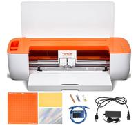 VEVOR Machine de découpe de vinyle, connectivité Bluetooth, y compris des motifs massifs, compatible avec iOS, Android, Mac et Windows, fabrication de cartes personnalisées, décoration d'intérieur