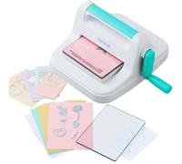 VEVOR Machine de Découpe et Gaufrage Manuelle Ouverture 160 mm Machine à Découper et Embosser 8 Matrices Classeur A6 Papier Cartonné A5 Kit Débutant Scrapbooking pour Décoration Album Cartes Artisanat