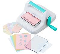 VEVOR Machine de Découpe et Gaufrage Manuelle Ouverture 160 mm Machine à Découper et Embosser 8 Matrices Classeur A6 Papier Cartonné A5 Kit Débutant Scrapbooking pour Décoration Album Cartes Artisanat