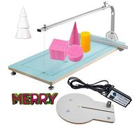 VEVOR Machine De Découpe Polystyrène 20CM Découpeuse de Mousse De Fil Chaud Mousse Découpeuse Réglable À Température Température Établi Table de Travail