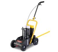 VEVOR Machine de marquage de lignes, 4 roues, applicateur de marquage de lignes robuste, largeur réglable, machine marquage de peinture par pulvérisation pour routes, parkings, terrains de sport, noir