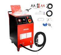 VEVOR Machine de Projection de Glace Sèche, Capacité 7,5 kg, Machine de Nettoyage Cryogénique 4 Buses, Pression Quantité Réglables, Nettoyeur Jet Mobile pour Auto, Navire, Aviation, Produits Chimiques