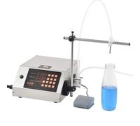 VEVOR Machine de Remplissage de Liquide Automatique Capacité 5 à 650 mL Remplisseuse de Bouteilles, Commande Numérique, Pompe Péristaltique pour Lait, Eau, Vin, Boissons, Sauce de Soja, Buse Unique
