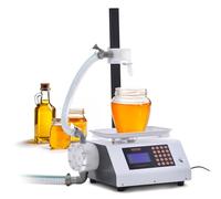 VEVOR Machine de Remplissage de Liquide Automatique Capacité de Pesée 50-5000 g Remplisseuse de Bouteilles Numérique Pompe à Engrenages pour Miel, Huile, Vin, Détergent, Liquides Visqueux, Buse Unique