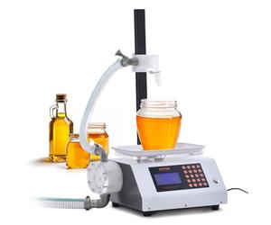 VEVOR Machine de Remplissage de Liquide Automatique Capacité de Pesée 50-5000 g Remplisseuse de Bouteilles Numérique Pompe à Engrenages pour Miel, Huile, Vin, Détergent, Liquides Visqueux, Buse Unique