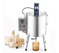 VEVOR Machine de Remplissage de Liquide, Trémie 30 L, Remplisseuse avec Chauffage et Mélangeur pour Cire de Bougie, Rouge à Lèvres et Baume à Lèvres, Cuve en Acier Inoxydable, Contrôle de Température