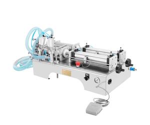 VEVOR Machine de Remplissage Liquide Pneumatique 100-1000 ml, Contrôle Automatique Acier Inoxydable Machine de Remplissage Fluide Réglable Conception Anti-goutte pour Alimentation Boissons Cosmétiques