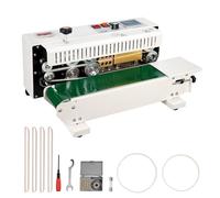 VEVOR Machine de scellage de sacs en continu, largeur de scellage 6-12 mm, scelleuse à bande horizontale 900MWSJ, pour sacs en plastique 0,02-0,8 mm