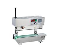 VEVOR Machine de scellage de sacs en continu, largeur de scellage 6-12 mm, scelleuse à bande verticale 900MLS, pour films sacs en plastique 0,02-0,8 mm