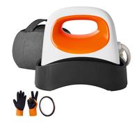 VEVOR Machine de Sublimation pour Casquettes, Céramique, Blanc, 185,6 x 116 x 152 mm