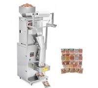 VEVOR Machine d'Emballage et de Remplissage Automatique pour Poudres et Granulés 10-500 g, pour Grains de Café, Épices, Céréales et Thé, Pesage Intelligent, Remplissage et Scellage Automatiques, Inox