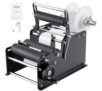 VEVOR Machine d'étiquetage 15-20 pcs/min pour étiquettes 10-130 mm 6 53 kg