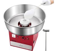 VEVOR Machine électrique à barbe à papa commerciale (1000 W) avec bol en acier inoxydable de 52 cm & pelle à sucre