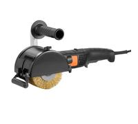 VEVOR Machine Polissage Brunissage, 1300 W, Outil Conditionnement de Surface, 6 Vitesses Variables, Polisseuse Électrique Portative, Roue de Polissage en Fil Acier, pour Acier Inoxydable, Métaux, Bois