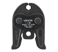 VEVOR Mâchoire de Sertissage 12 mm Mâchoire à Sertir pour Tuyaux en Acier Inoxydable Type V, Mâchoires en Acier Cémenté de Haute Résistance, Compatibles avec Outils de Sertissage Électriques Standard