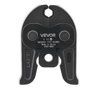 VEVOR Mâchoire de Sertissage 12 mm Mâchoire à Sertir pour Tuyaux en Acier Inoxydable Type V, Mâchoires en Acier Cémenté de Haute Résistance, Compatibles avec Outils de Sertissage Électriques Standard