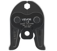 VEVOR Mâchoire de Sertissage 15 mm Adaptée aux Tuyaux en Acier Inoxydable Type V