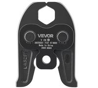 VEVOR Mâchoire de Sertissage 28 mm Mâchoire à Sertir pour Tuyaux en Acier Inoxydable Type V, Mâchoires en Acier Cémenté de Haute Résistance, Compatibles avec Outils de Sertissage Électriques Standard