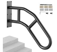 VEVOR Rampe d'escalier sécurité pour 1-3 marches extérieur 737 mm montage mural