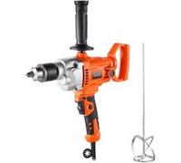 VEVOR Malaxeur Perceuse Visseuse Électrique 2-en-1 0-850tr/min Avec Mandrin de 1,27cm