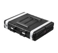 VEVOR Mallette Rack 2U 488,95 mm Valise de Transport Coque en ABS avec Poignée
