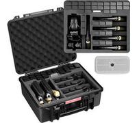 VEVOR Mallette transport arme - 7 pistolets, Mousse XPE, Étanche IP67, 49.1x43.4x21.1 cm